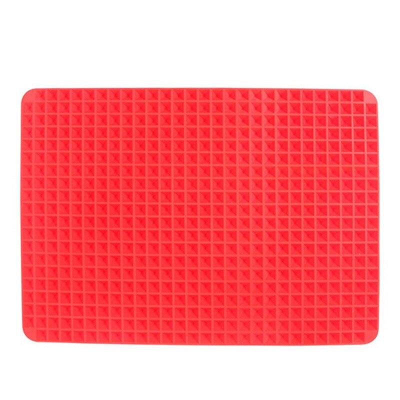Silikonmatte Pyramidenform Antihaft-Grillpfanne Backmatten Mikrowellenofen Backblech Backformen Küchen-Backzubehör