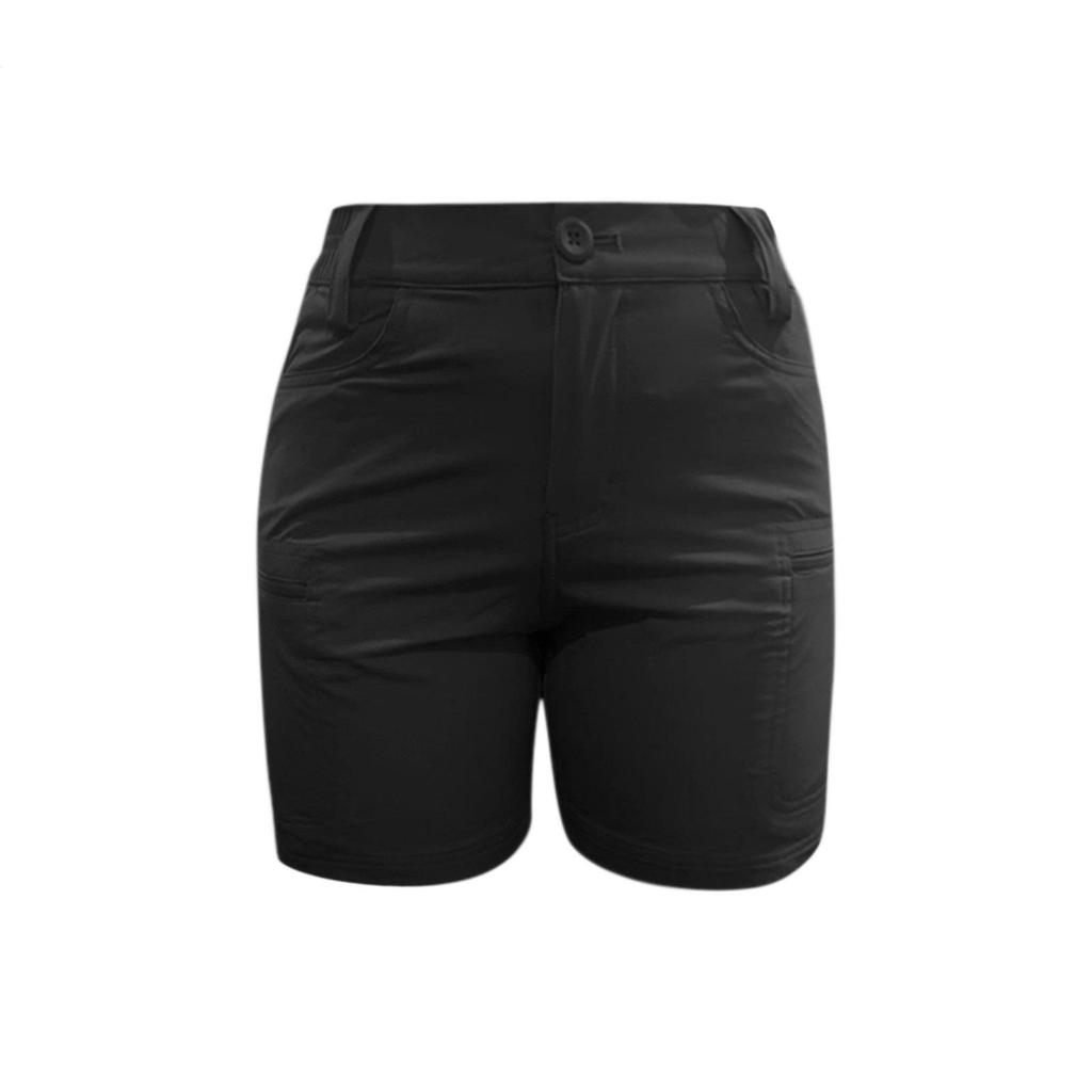 2023 Damen einfarbige Cargo-Hose mit Seitentaschen und Reißverschluss zur Taillenbetonung für Frühling/Sommer