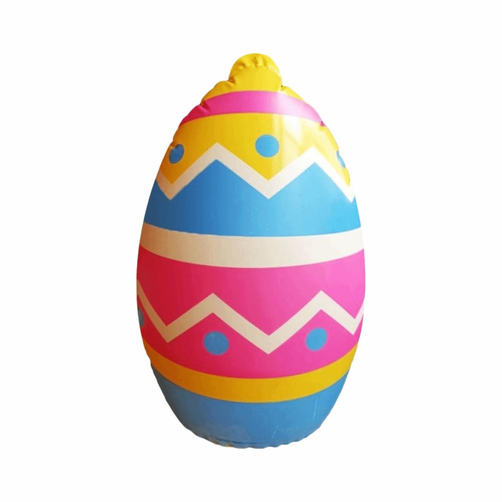 PVC Material Easter Party Decoration Heavy-Duty Plastic Inflatable Easter Egg  Children Favor