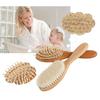 ZHILY Baby Hair Brush (Goat Hair) & Comb Set. A Soft Brush for Soft Hair. Gentle On the Scalp. Handle Hairbrush for Smooth, Manageable Hair. A Perfect