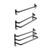 Towel Hanger Wall Mounted Towel Rack Bathroom Towel Bar with Hooks Towel Holder