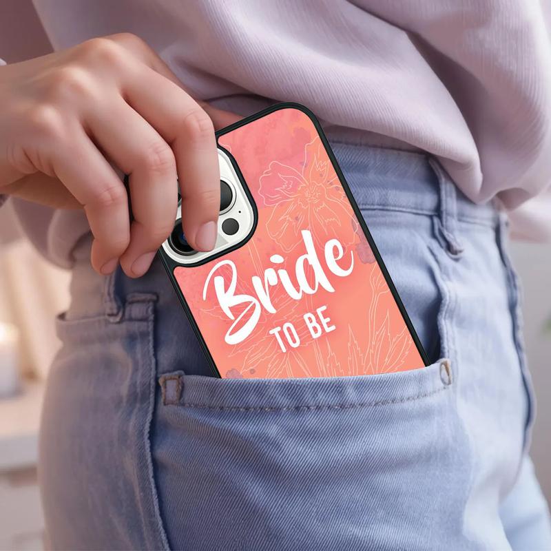 Bride To Be Phone Case For iPhone 17 Air 15 16e 14 13 Pro Max Coque 12 11 Pro Max PLUS cover