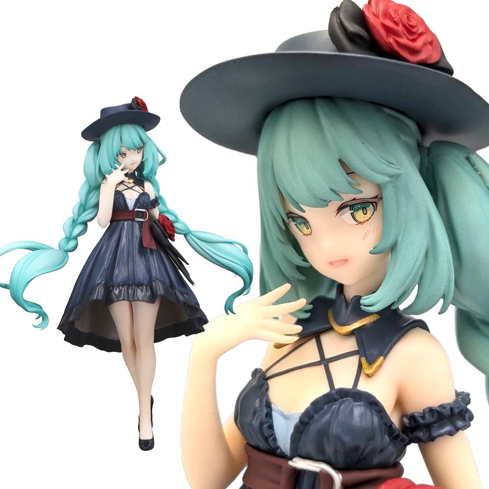 20CM Figurki Akcji Anime Hatsune Miku Trio Try iT Figurka Strój Zewnętrzny Kawaii Figurki Anime Model Zabawka Prezent Dekoracja Biurka