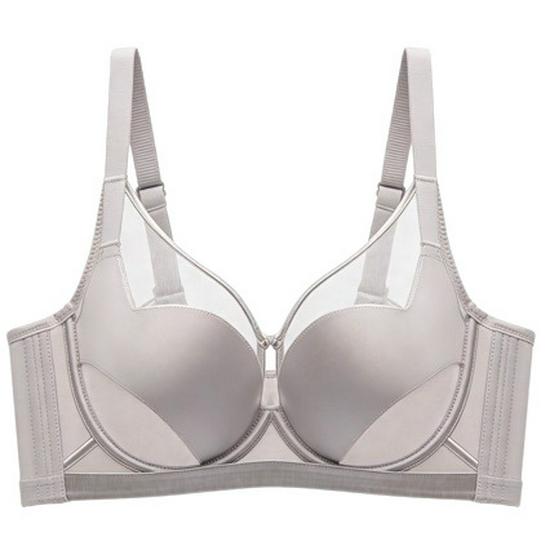 2026 Satin Seamless Breathable Mesh Lift Bra