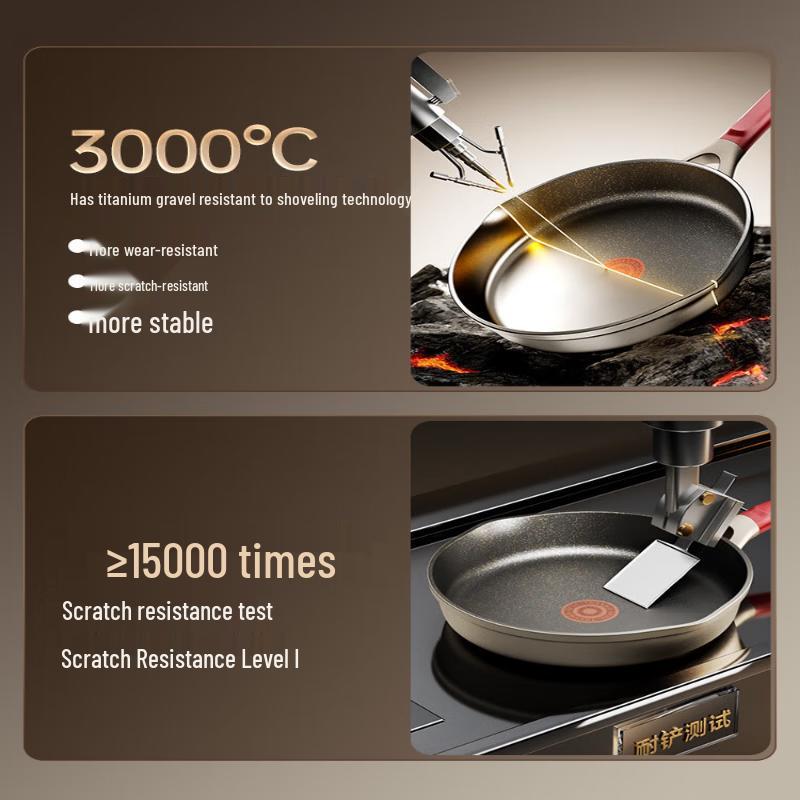 SUPOR Titanium Non-Stick Frying Pan with Lid