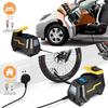 Car DC/AC 12V/110-220V Car Air Compressor Tire Inflator Air Pump for Car Motorcycle Bicycle Ball with Pressure Gauge