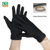 Luxury Black Nylon Jewelry Gloves for High-End Exhibitions and Etiquette Performances