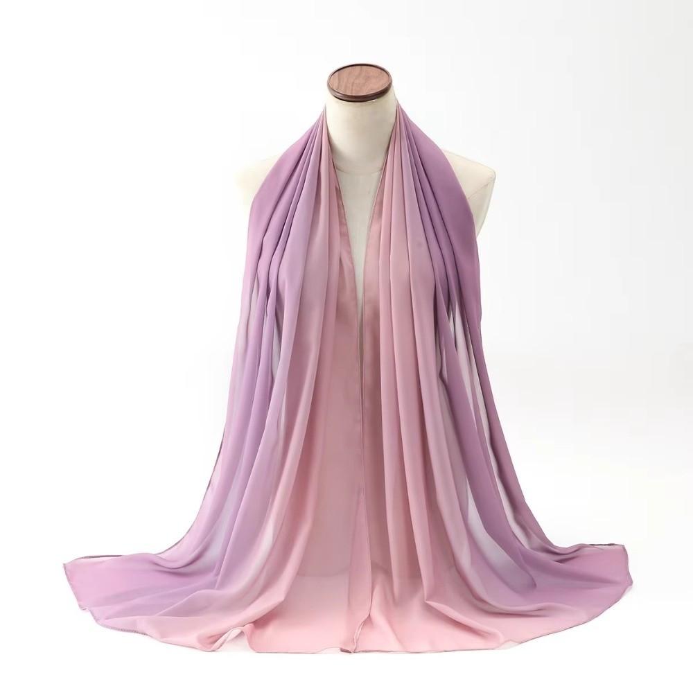 Long Headscarf Chiffon Wraps Shawl Breathable Ethnic Style Scarf  Women