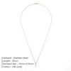 European & American Stylish Korean Stainless Steel Clavicle Necklace for Women - Luxury Titanium Steel Chain Jewelry