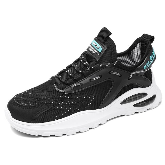 

Новая Мода Однотонные Мужские Вулканизированные Туфли Спортивная Амортизация Уличные Беговые Кроссовки Летние Сетчатые Дышащие Кроссовки для Папы 40 чёрный