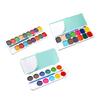 Watercolor Paint Set 12/14/18 Color Washable Color and Valentines Cards Set For Kids Students Classroom Exchange Party