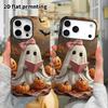 Phone Case: 2D Flat Design Suitable for iPhone 18, 17, 16, 15, 14, 13 Pro Film Protective Case, Couple Style, Reading Ghost, Christmas and Halloween G