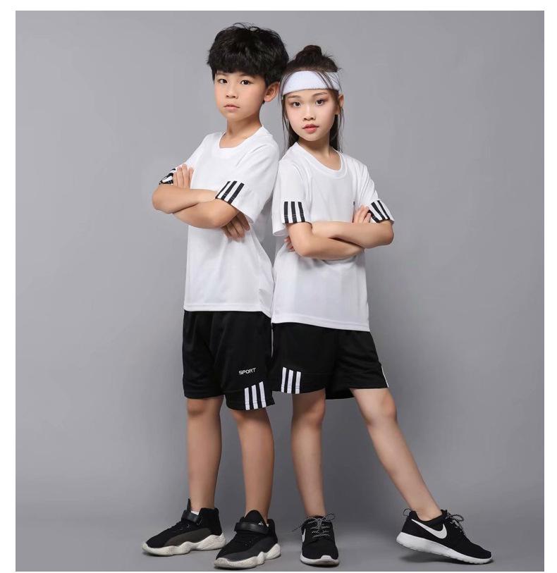 Boys' Summer Quick-Dry Shorts Set with T-Shirt - Sports Casual Outfit