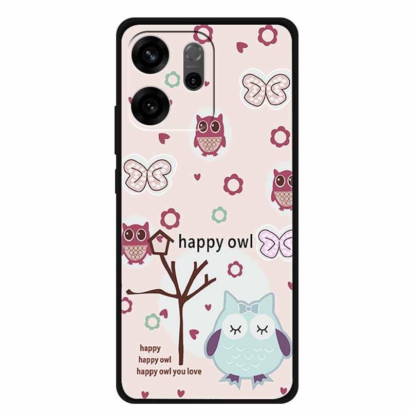 For Oppo Reno14 F Case 3D Flowers Emboss Phone Cases for Oppo Reno 14 F Reno14F 5G Back Protective Covers Soft Silicone Bumper