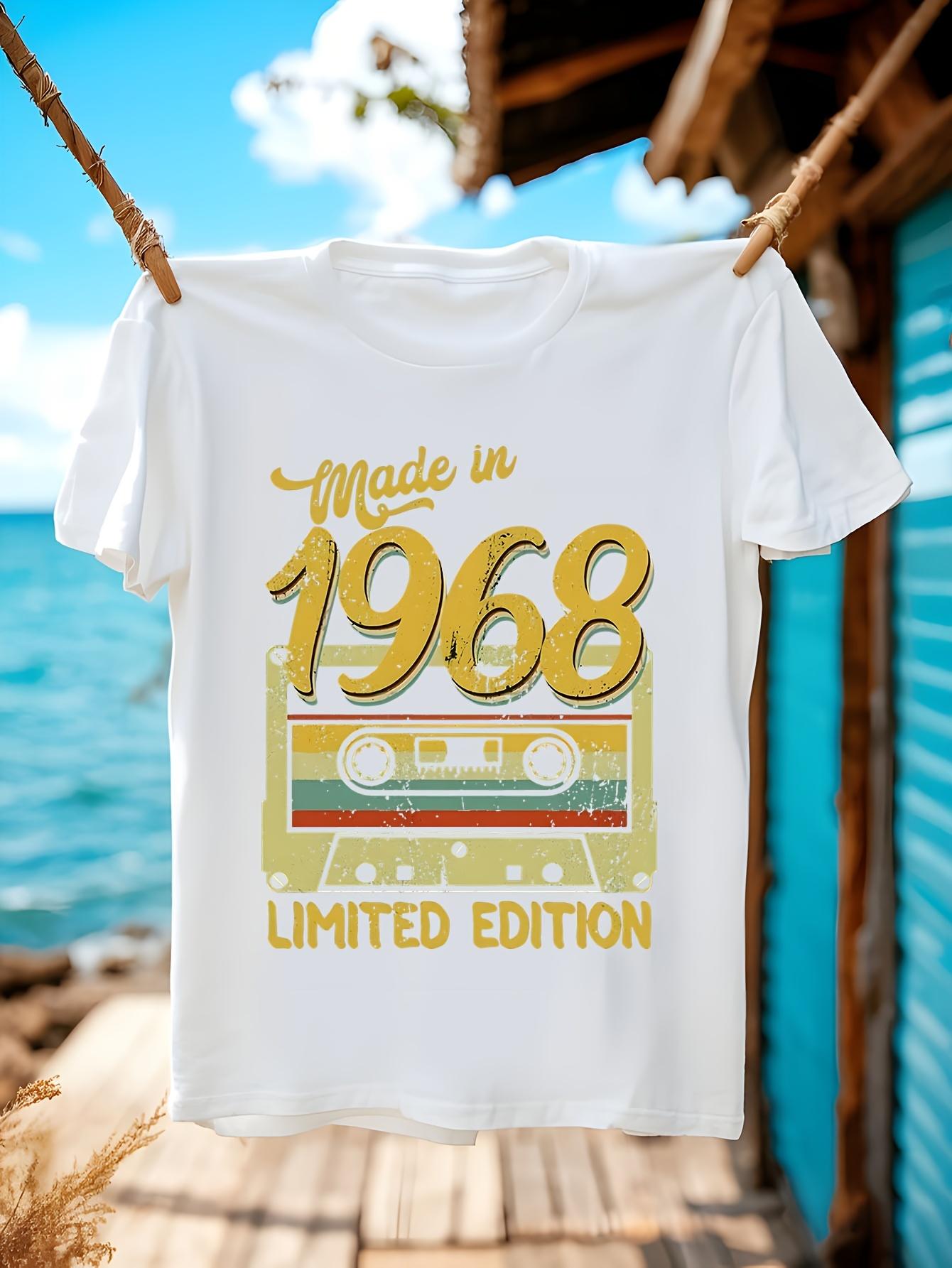 Made in 1968 Limited Edition Vintage Tshirt Vintage Tshir... S