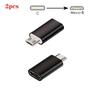 USB C Female to Micro USB Male Adapter (1/2/3/4/5/6-Pack) Micro USB Adaptor Micro USB to USB C Adapter Fast Charger Power Cabl 3