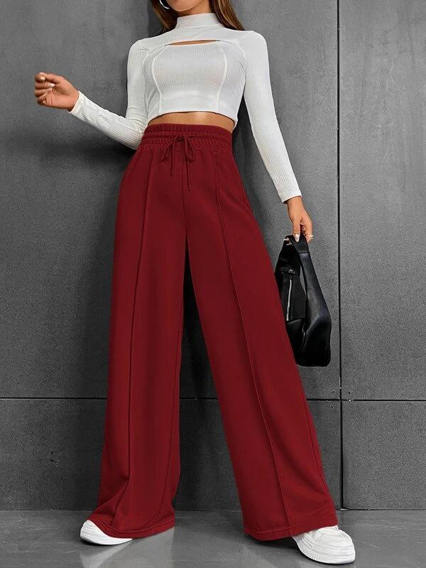 Women's Autumn 2025 Casual Wide-Leg Sweatpants for Outdoor Dance