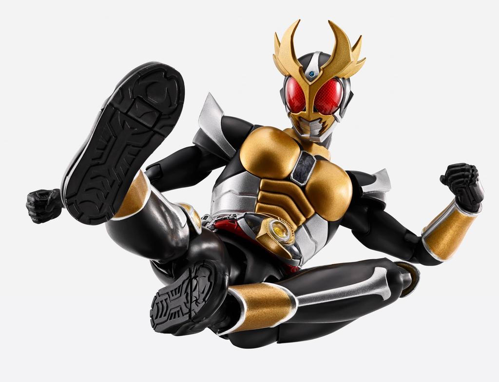 TAMASHII NATIONS Bone Carving Kamen Rider Agito Grand Form 25th Anniversary Approximately 145mm Made of PVC Articulated S.H.Figuarts (True Method)