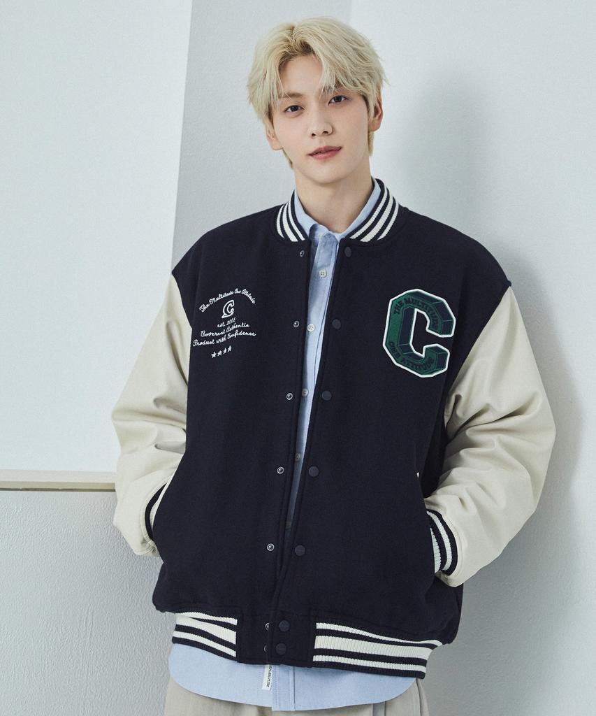 COVERNAT Letterman Wool Varsity Dark Navy