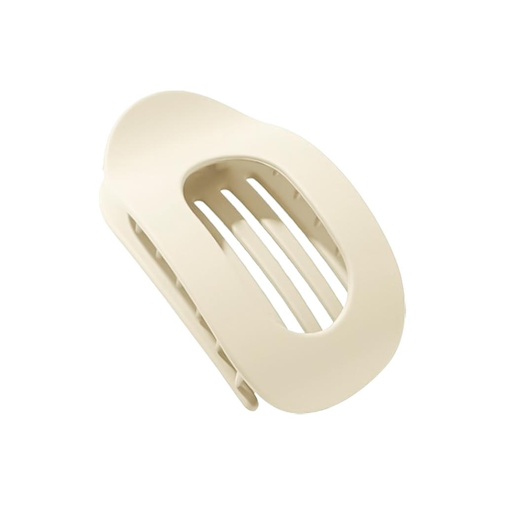 French Oval Hair Claw Clip for Women Leopard Matte Curved Flat Styling Barrettes Acrylic Lying Down Hair Accessories New Design