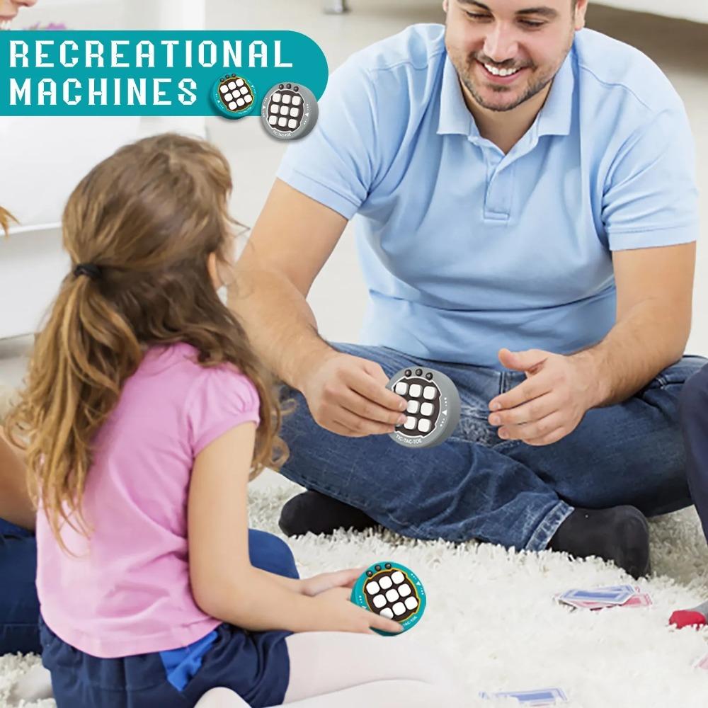 3-in-1 Tic Tac Toe Bolt Game Electronic Educational Board Game New Puzzle Game Console