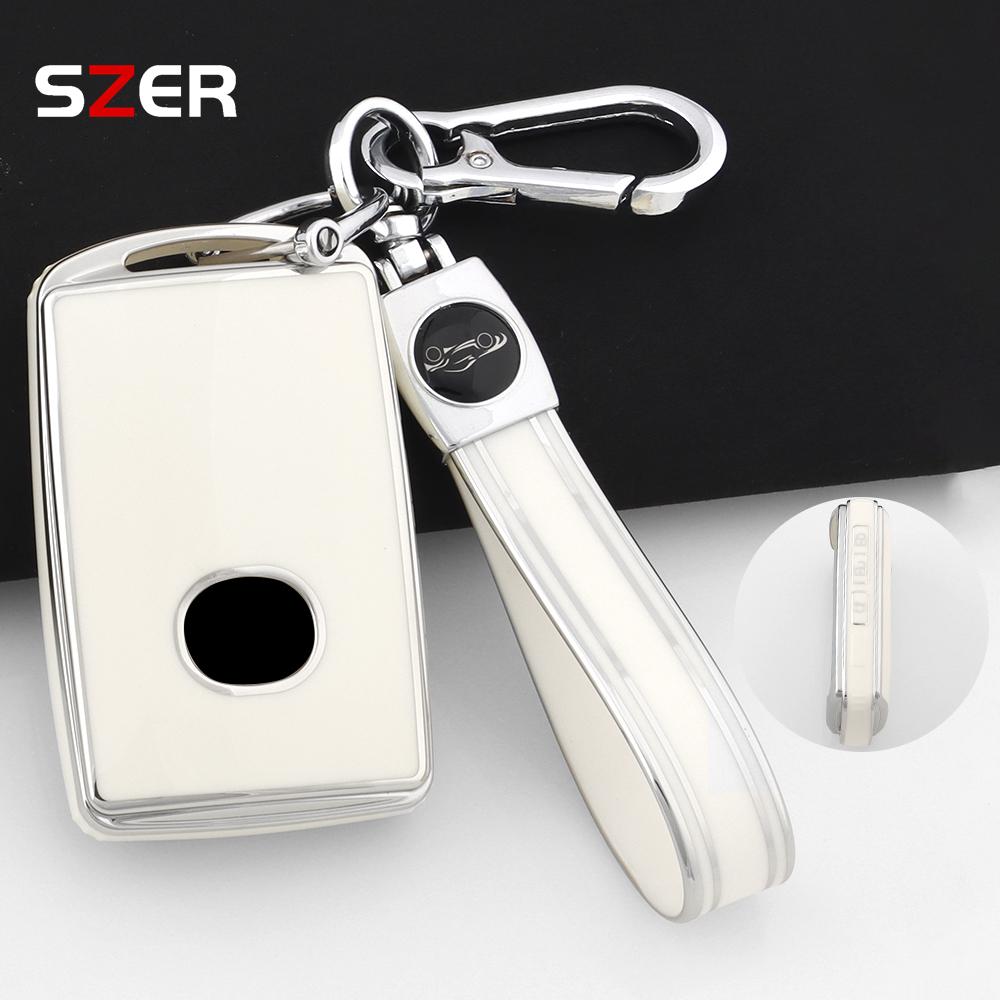 Pink Tpu Car Key Case Cover Shell For Mazda 3 Alexa Cx30 Cx-4 Cx5 Cx-5 Cx8 Cx-8 Cx-30 Cx9 Cx-9 Protector Keyless Fob Accessories
