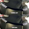 Windshield Trim Lights Windscreen Fairing LED Turn Signals Lamp Running Light Fit for Harley Road Glide FLTRXS FLTRK FLTRX 2015-2025 (Chrome)