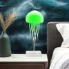 3D Bionic Jellyfish Night Lights RGB Gradient Cute Bedside Lamp Intelligent Voice Control Ambient Sensing Lights Table Lamp