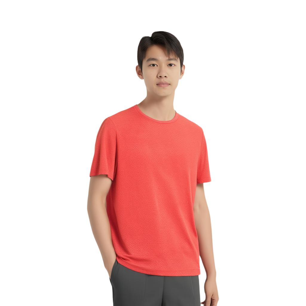 Under Armour RUSH Koszulki Męskie Pomarańczowe Okrągły Dekolt Umiarkowany Prosty Krój 1361132-628