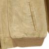 Reed Sportswear 70s Vintage Leather Jacket Beige Men's Used