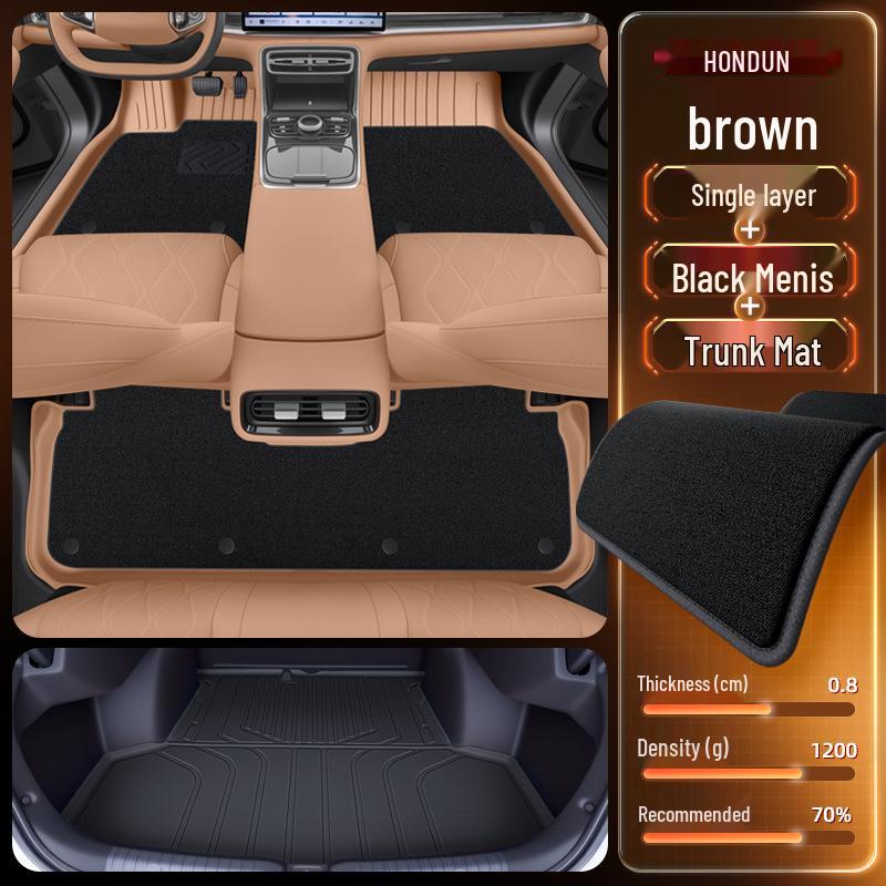 Floor Mats for Geely Galaxy A7 (2025) - TPE Car Interior Modification Accessory