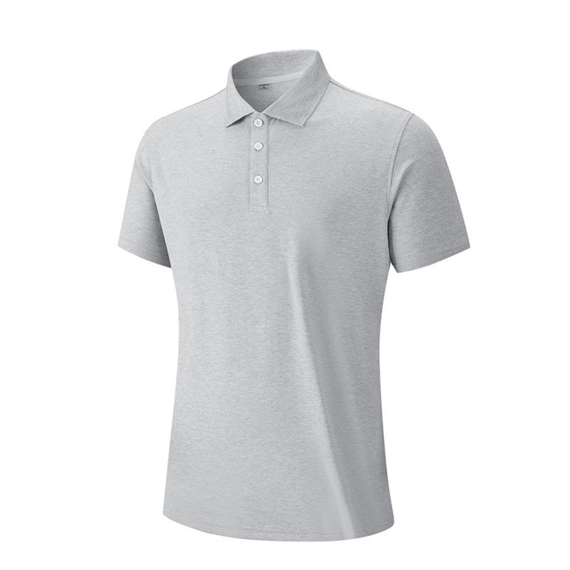 Unisex Summer Polo Shirt: Lapel, Short Sleeve, Workwear Team Uniform with Custom Text Logo XL
