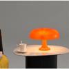 wgzixezn 2022 Latest Mushroom Table Lamp, Bedside Lamp, Italian Style Modern Desk Light, Baby Home Decor for Dining, Living Room, Study, Orange