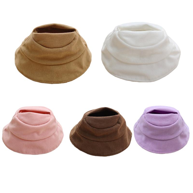 Cute Fishing Hat for 17cm Labubu Plush Dolls Clothes Chill Play Mini Charm Kawaii Vinyl Face Doll  Accessories Kpop Doll Hat