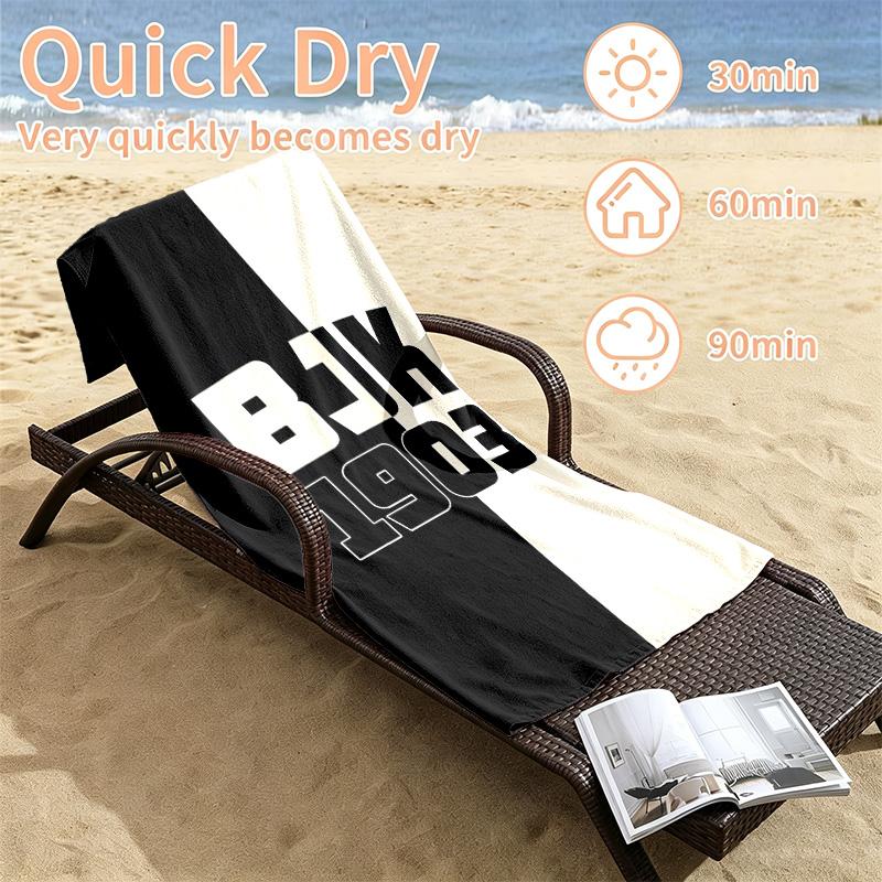 Besiktas JK Beach towels also serve as bath towels summer essential a musthave for the outdoors the beach and the pool