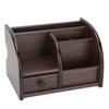 Brown Multi-function Desktop Pen Storage Rack  Home Desktop Sundry Storage