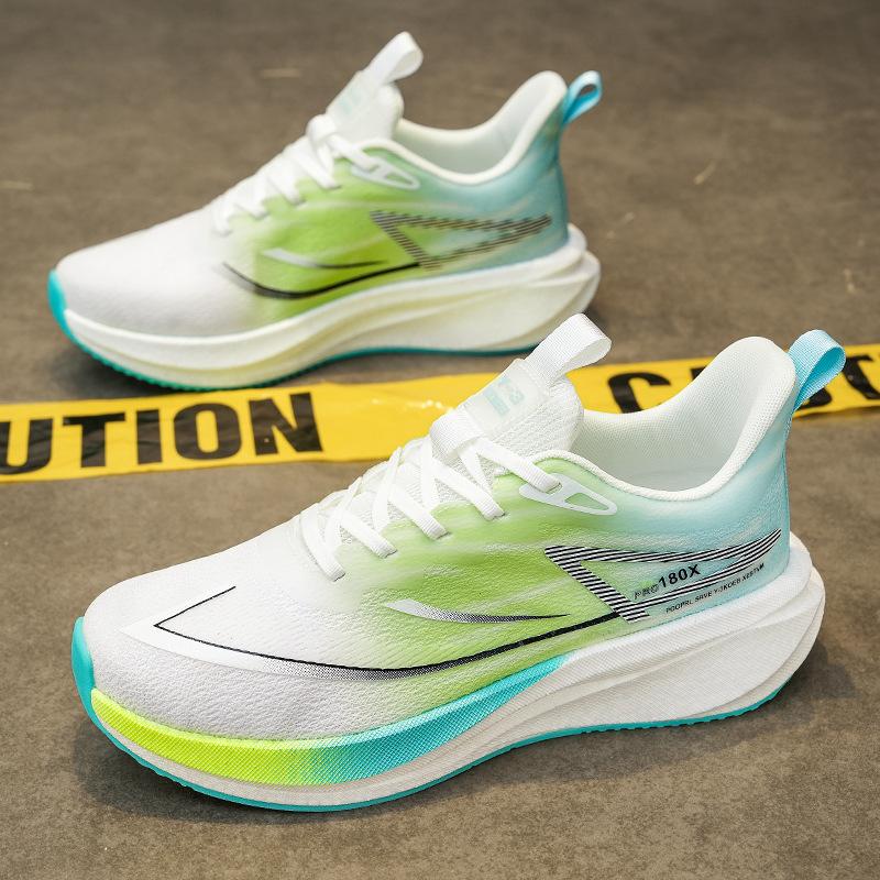 Scarpe da corsa per allenamento maratona all'aperto giovanili ultraleggere con piastra in carbonio per sprint scarpe sportive per esami di ammissione alle scuole superiori ammortizzanti