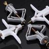 50Pcs/Bag Plastic Hollow-Wall Anchors Drywall Anchor Kit Expansion Pipe Self Drilling Screws Hollow Wall Expansion Screw