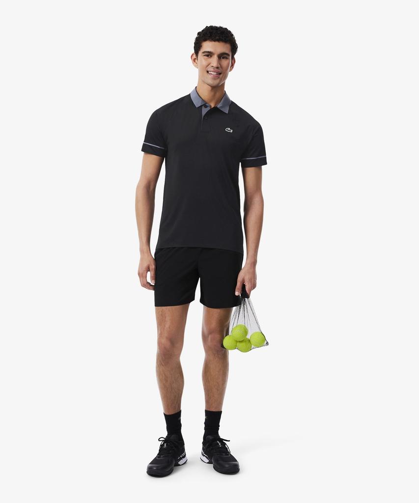 LACOSTE Men'S Tennis Novak Raglan Polo Dh6809-56N Zdq