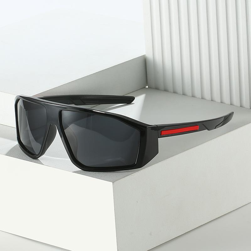 European and American New YK Sports Cycling Colorful Sunglasses Large Frame Anti-ultraviolet Men's Sunglasses Glasses