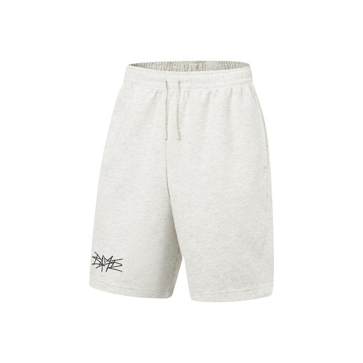 Li Ning Badfive Ice Feel Loose Embroidered Stitched Sports Casual Shorts Men shorts AKSW105-1 S