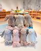 New Model 30cm Cute Long Ears Rabbit Plush Toy Very Soft White Pink Bunny Doll Sleeping Plushies Home Decor Gifts Girl