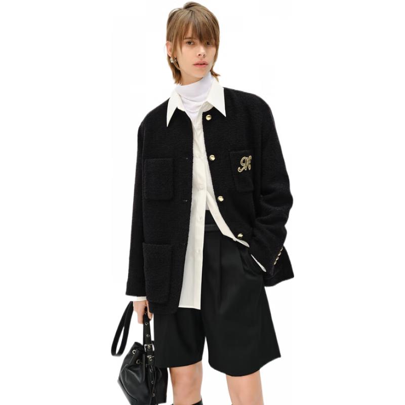 

MO&Co. Женский твидовый жакет в университетском стиле XS