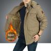 2025 Autumn/Winter Men's Retro Style Thickened Cotton Windbreaker Jacket
