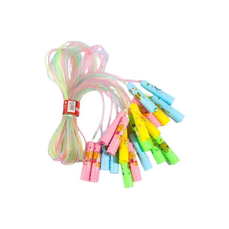 Colorful Cartoon PVC Jump Ropes - 20 Pack