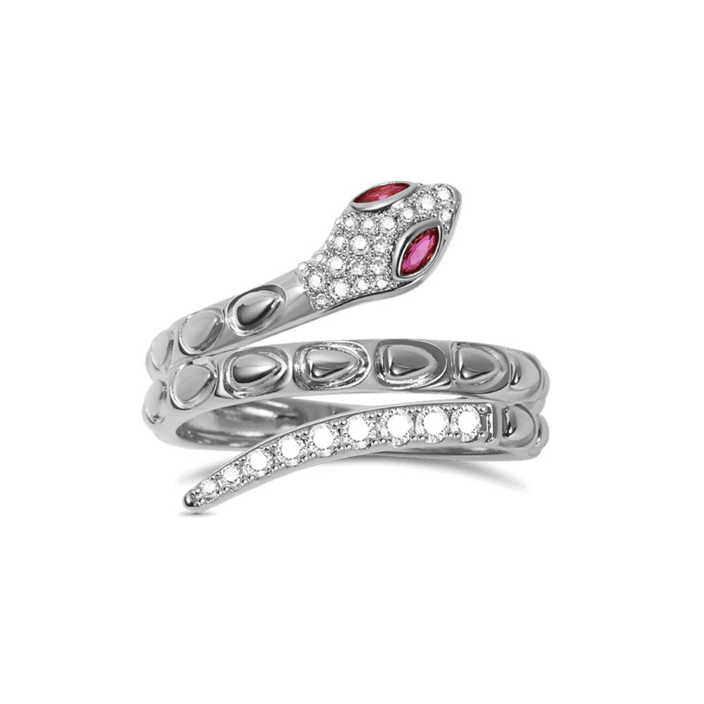 925 Silver Elevated Red&Pink&Blue&White Square Ring Lover's Holiday Gift Jewelry Flower Butterfly Rings