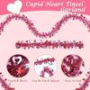 5M Valentines Garland DIY Hanging Decor Sweet Heart Tinsel Garland  Indoor Outdoor