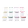 12 Piece Airtight Food Storage Container Set – Transparent BPA-Free Pantry Organizer, Stackable Leakproof Snack Jars for Kitchen