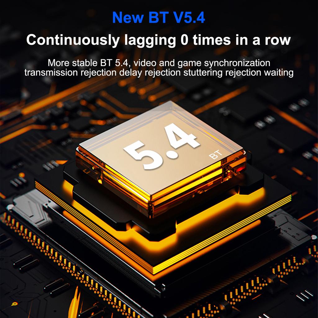 BT5.4 True Wireless Headphones Earhook Earbuds Waterproof Sport Earphone Ultra-Low Latency Game