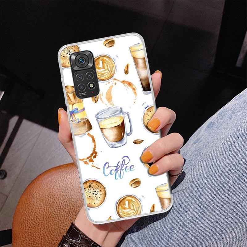 Coffee Wine Cup Phone Case For Xiaomi Redmi Note 15 14 13 12S 12 11 Pro Plus 14S 11S 11E 10 10S 11T 5G Personalized Cover Redmi